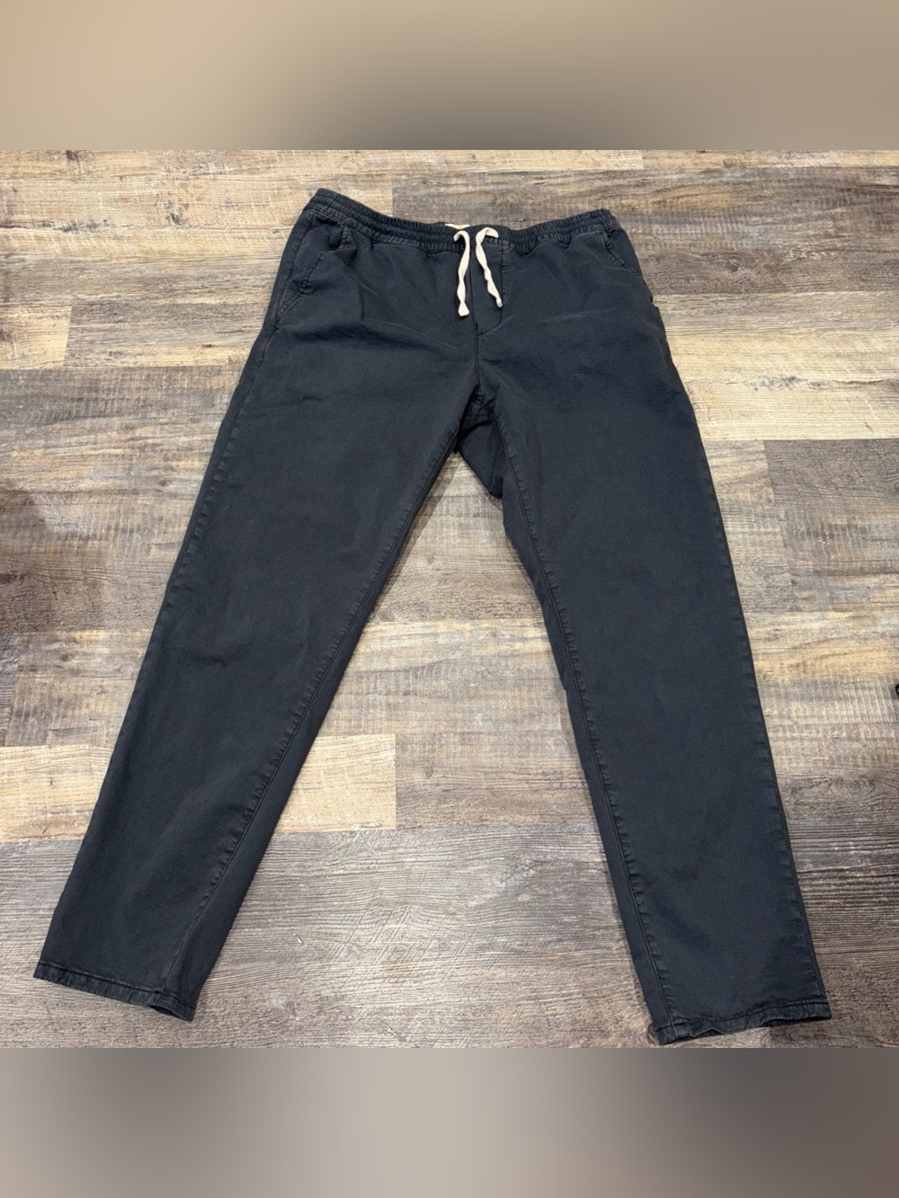 Marine Layer Men’s Organic Cotton Athletic Fit Pants Size XL dark Gray